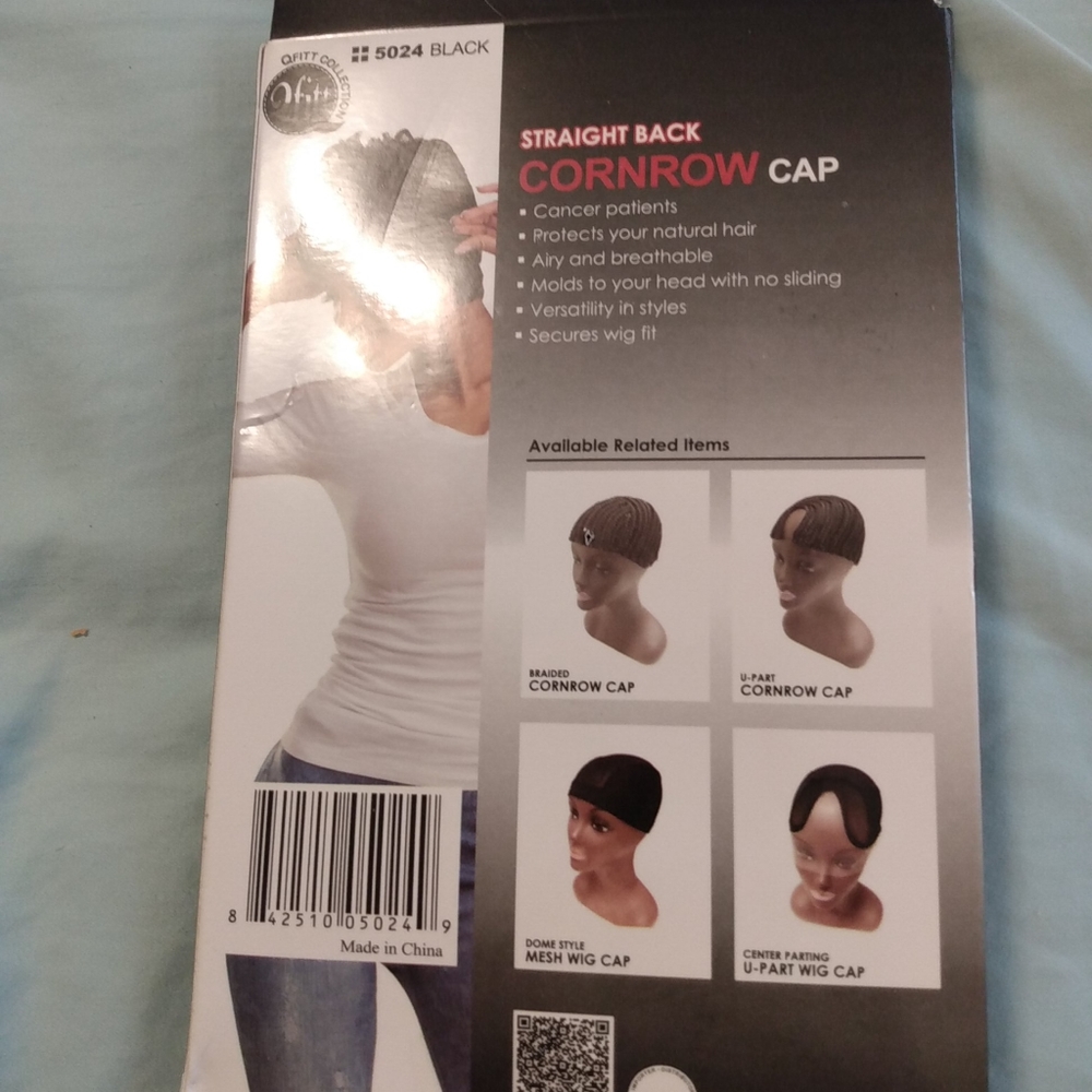 Qfitt Cornrow Caps Lot of 2